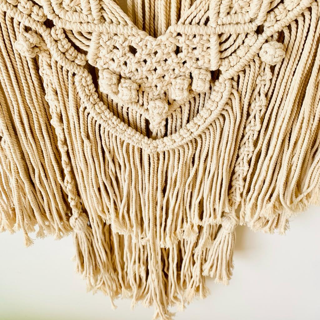 Petite boite en Macramé perles et Coquillages – Bali Plume